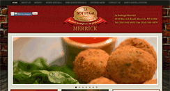 Desktop Screenshot of labottegaofmerrick.com